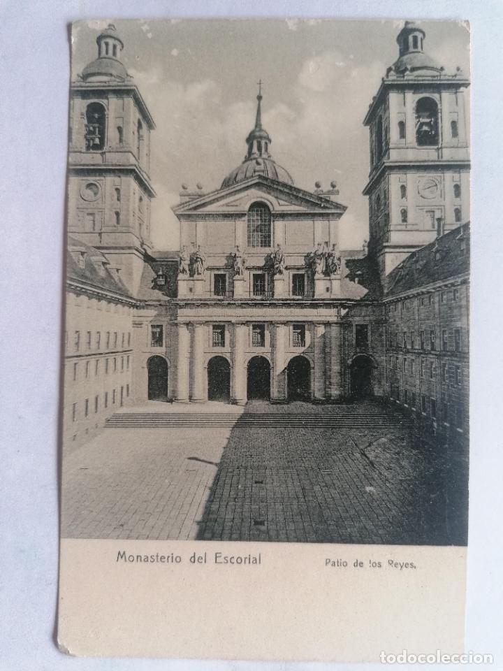 Postales: POSTAL MONASTERIO DEL ESCORIAL, PATIO DE LOS REYES