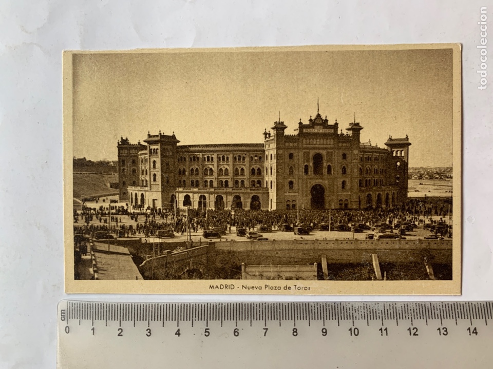 Postkarten: POSTAL. NUEVA PLAZA DE TOROS. EDITOR M. ARRIBAS. HSM.