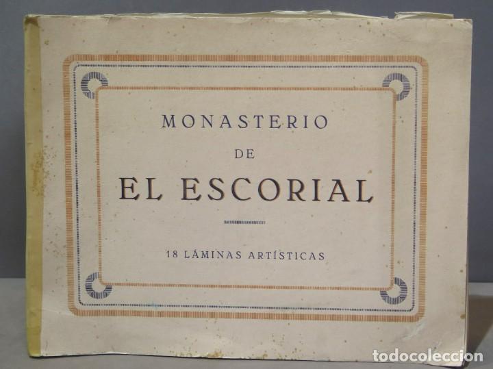 Postales: ALBUM VISTAS. MONASTERIO ESCORIAL. CASA MIRANDA