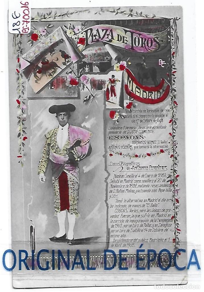 Postcards: (PS-70016)POSTAL FOTOGRAFICA DE MADRID-PLAZA DE TOROS