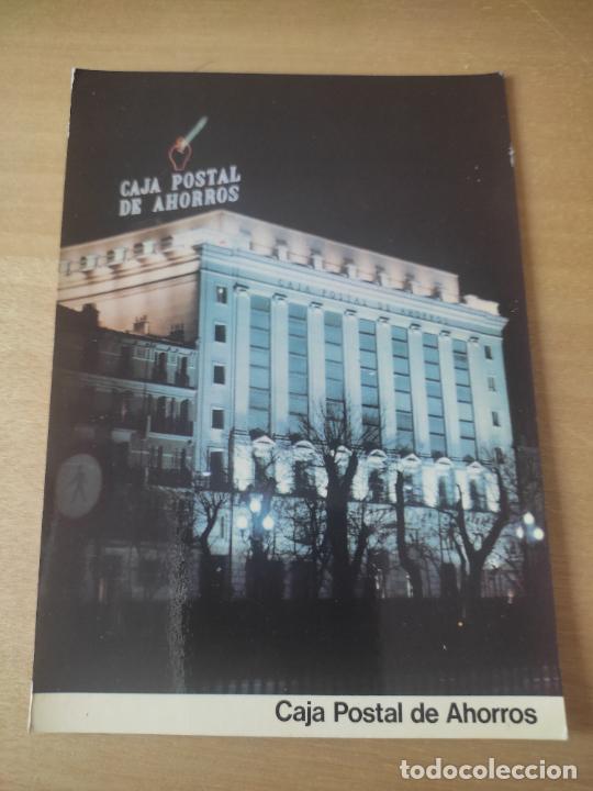 Cartoline: CAJA POSTAL AHORROS EDIFICIO CENTRAL PASEO CALVO SOTELO 1973 MATASELLO SC VERTICAL