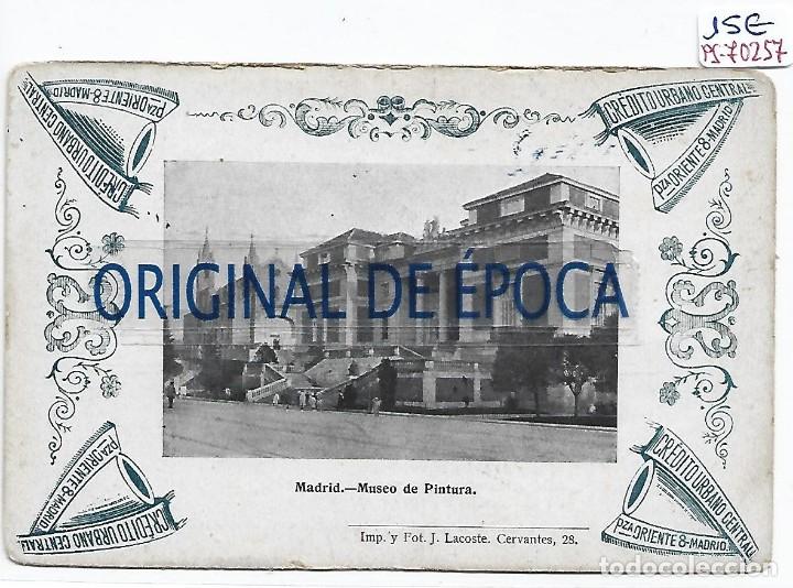 Postcards: (PS-70257)POSTAL DE MADRID-MUSEO DE PINTURA.PUBLICIDAD CREDITO URBANO CENTRAL