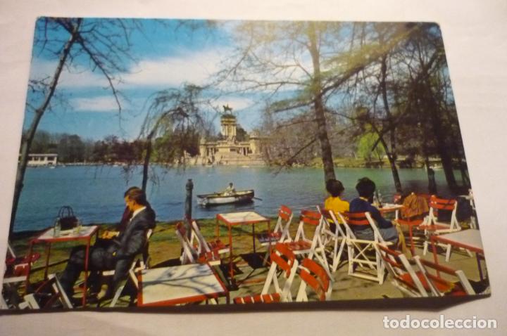 Cartes Postales: postal madid parque del retiro escrita