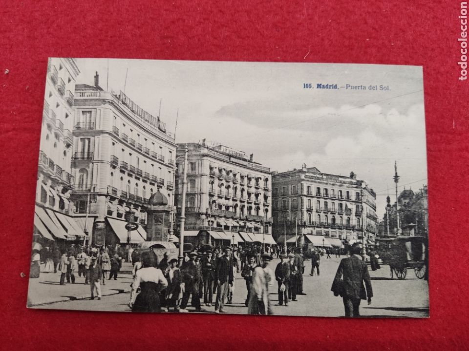 Postales: Postal Madrid Puerta del Sol - Foto 1