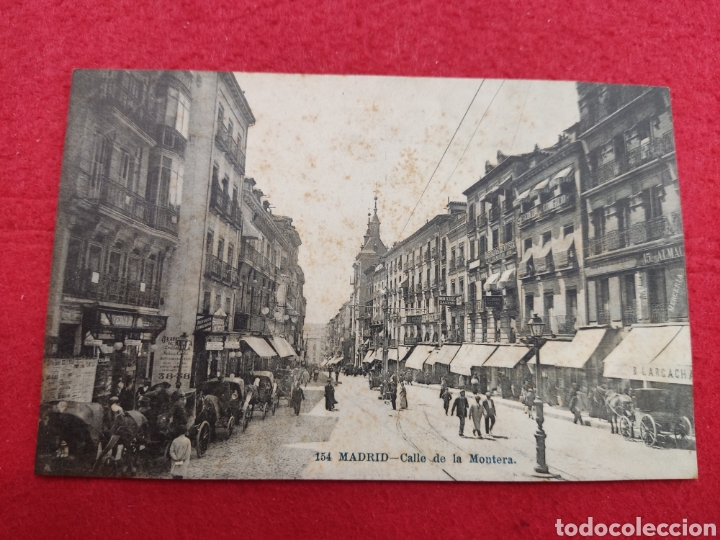 Postales: Postal Madrid calle de la Montera - Foto 1