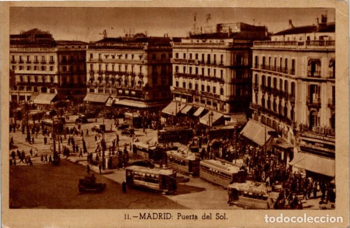 Postkarten: Madrid - Puerta del Sol - Ed. HAE n&ordm; 11 - 138x91mm