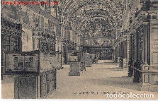Postales: Monasterio del Escorial.- Biblioteca. - Foto 1