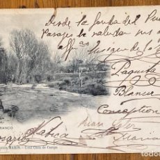Postales: ESTANQUE GRANDE, NUM 3, COLECCIÓN MARIN, REAL CASA DE CAMPO, CIRCULADA EN 1902.. Lote 355218598