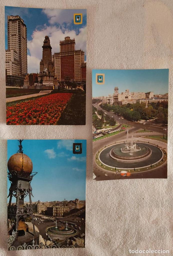 Postales: POSTALES MONUMENTOS MADRID. - Foto 1