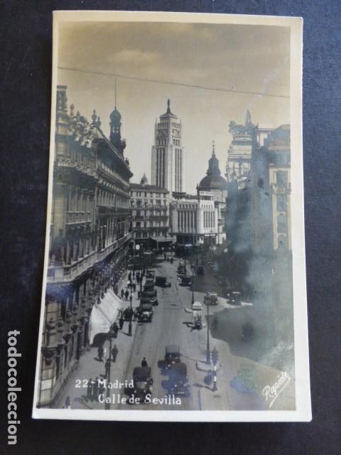 Postales: MADRID CALLE DE SEVILLA - Foto 1