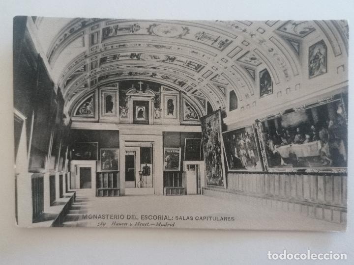 Cartoline: POSTAL MONASTERIO DE EL ESCORIAL, SALAS CAPITULARES