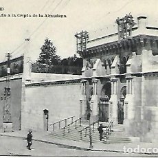 Postales: MADRID - Nº 16. ENTRADA A LA CRIPTA DE LA ALMUDENA - HAUSER Y MENET - SIN CIRCULAR