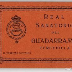 Postales: CERCEDILLA.(MADRID).- ÁLBUM COMPLETO DEL REAL SANATORIO DEL GUADARRAMA. 10 POSTALES.. Lote 360329575