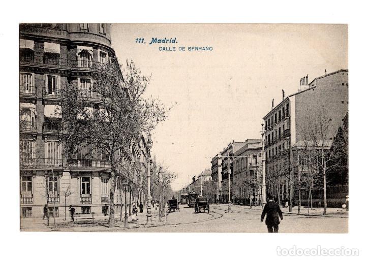 Postales: MADRID.- CALLE SERRANO. - Foto 1