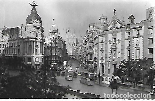 Postales: MADRID - nº 54. AVDA. JOSÉ ANTONIO , EL FÉNIX E IGLESIA SAN JOSÉ - ESCRITA