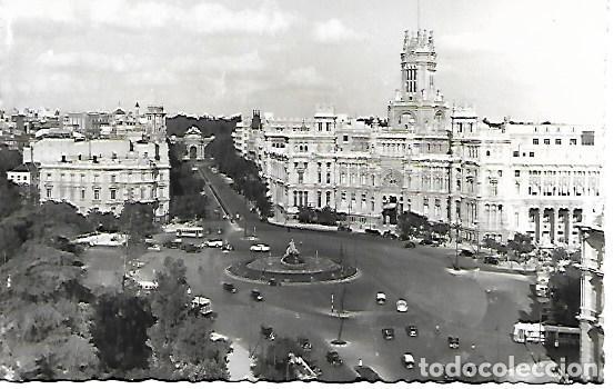 Postales: MADRID - 120. PLAZA DE LA CIBELES - ESCRITA - 1955