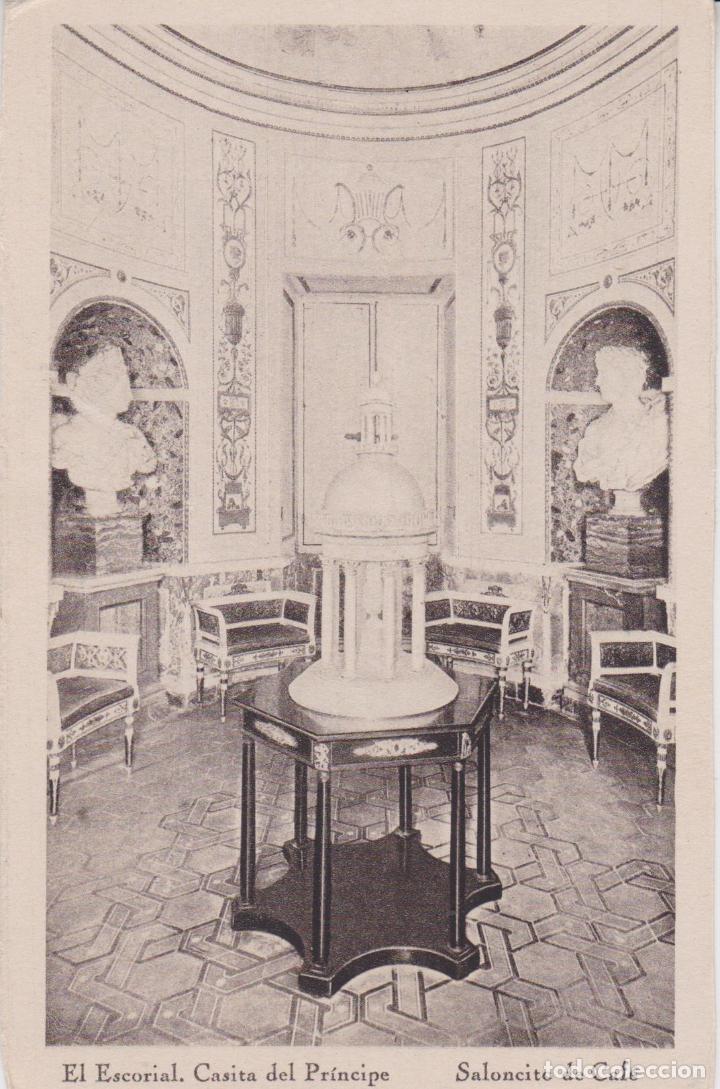 Postais: EL ESCORIAL CASITA DEL PRINCIPE, SALONCITO DE CEF&Aacute; &ndash; HUECOGRABADOY FOTOS HAUSER Y MENET &ndash; S/C