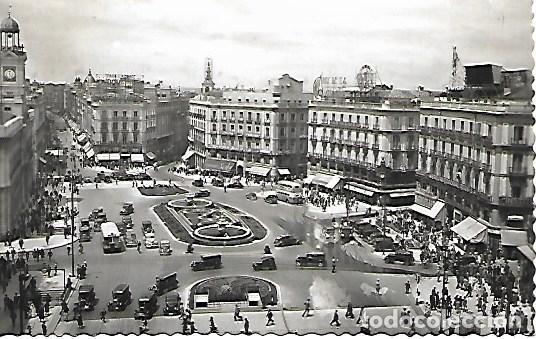 Postales: MADRID - 18. PUERTA DEL SOL - CIRCULADA - 1954 - Foto 1