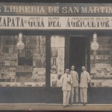 Cartoline: 1912 CA MADRID LIBRERIA SAN MARTÍN PUERTA DEL SOL.PIEZA HISTÓRICA.PIEZA ÚNICA.PIEZA DE MUSEO. Lote 363957331