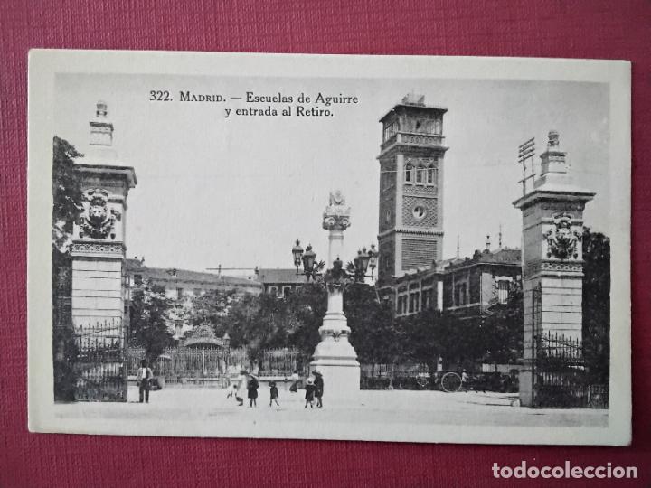 Postkarten: postal escuelas de aguirre madrid fototipia roig nueva a estrenar
