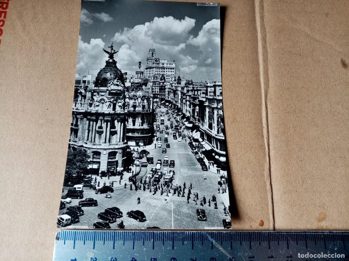 Postcards: POSTAL ANTIGUA COMUNIDAD DE MADRID EN BLANCO Y NEGRO A&Ntilde;OS 50 Y 60 ESCRITA Y CIRCULADA