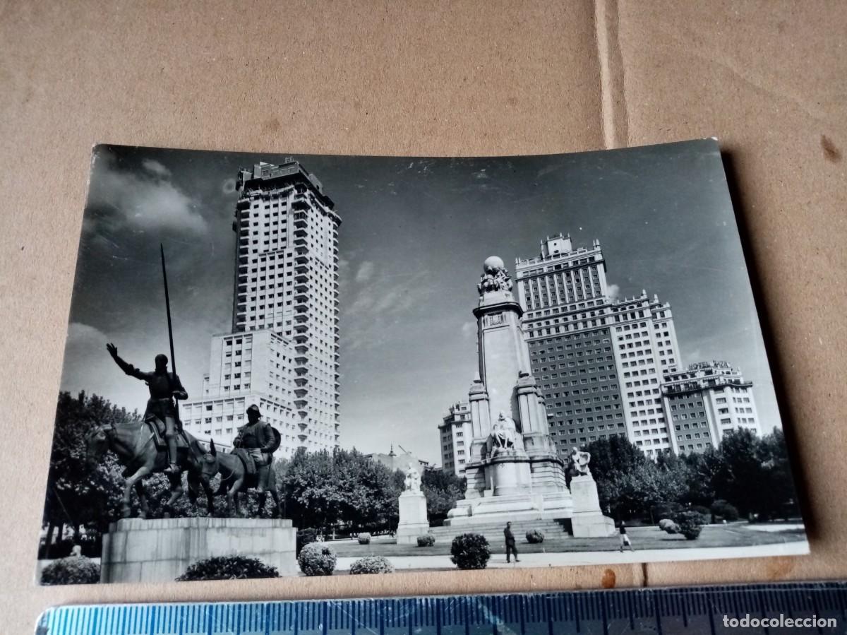 Postcards: POSTAL ANTIGUA COMUNIDAD DE MADRID EN BLANCO Y NEGRO A&Ntilde;OS 50 Y 60 ESCRITA Y CIRCULADA