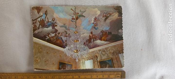 Postcards: POSTAL. N&ordm; 5. EL PARDO. CASITA DEL PRINCIPE. DETALLE DEL TECHO POR BAYEU