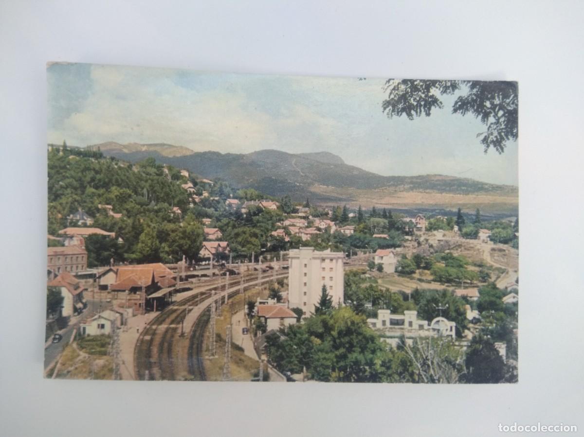 Postales: Postal Cercedilla- Madrid, Estacion del FF.CC - Foto 1