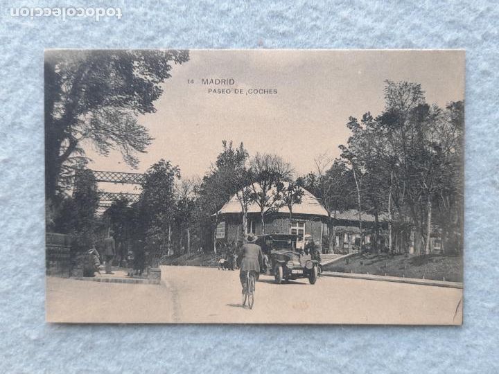 Postales: Madrid. Paseo de Coches. - Foto 1