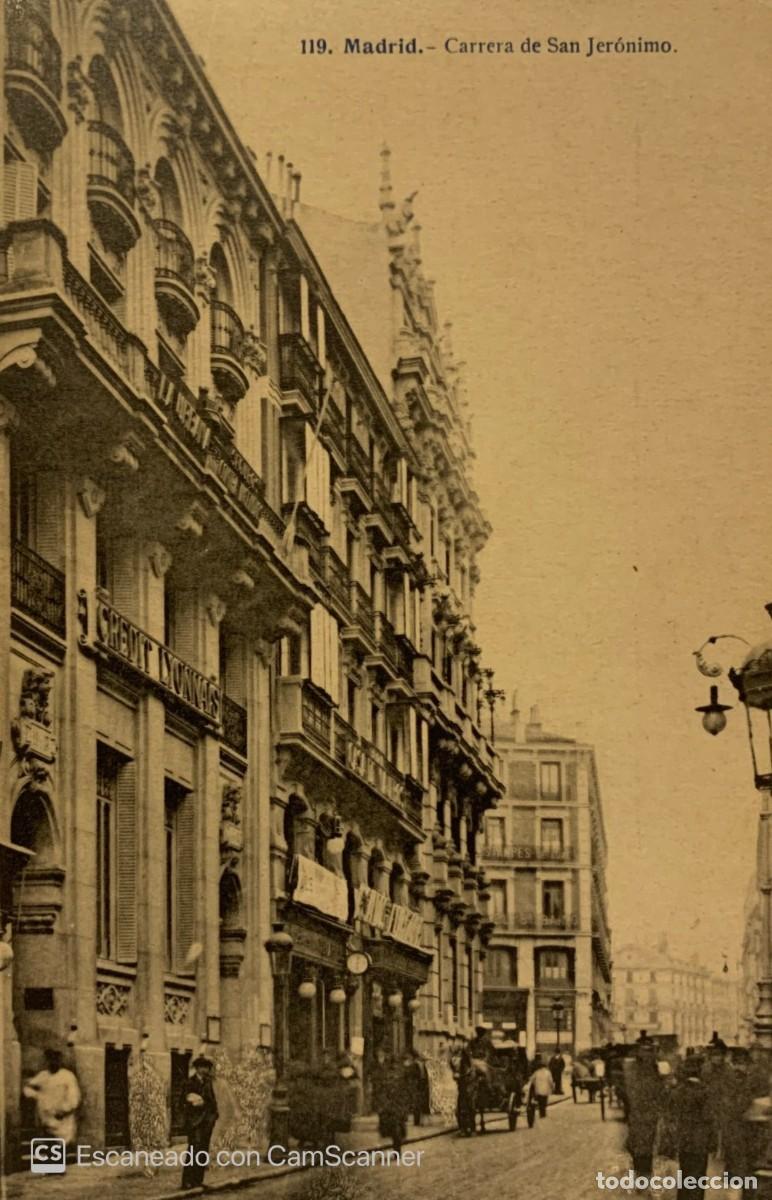 Postkarten: MADRID-CARRERA DE SAN JERONIMO-POSTAL ANTIGUA DE PRINCIPIOS DEL SIGLO XX