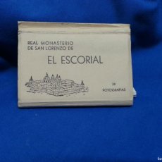Postales: REAL MONASTERIO DE SAN LORENZO DE EL ESCORIAL - 20 FOTOGRAFIAS - EDICIONES MANIPEL