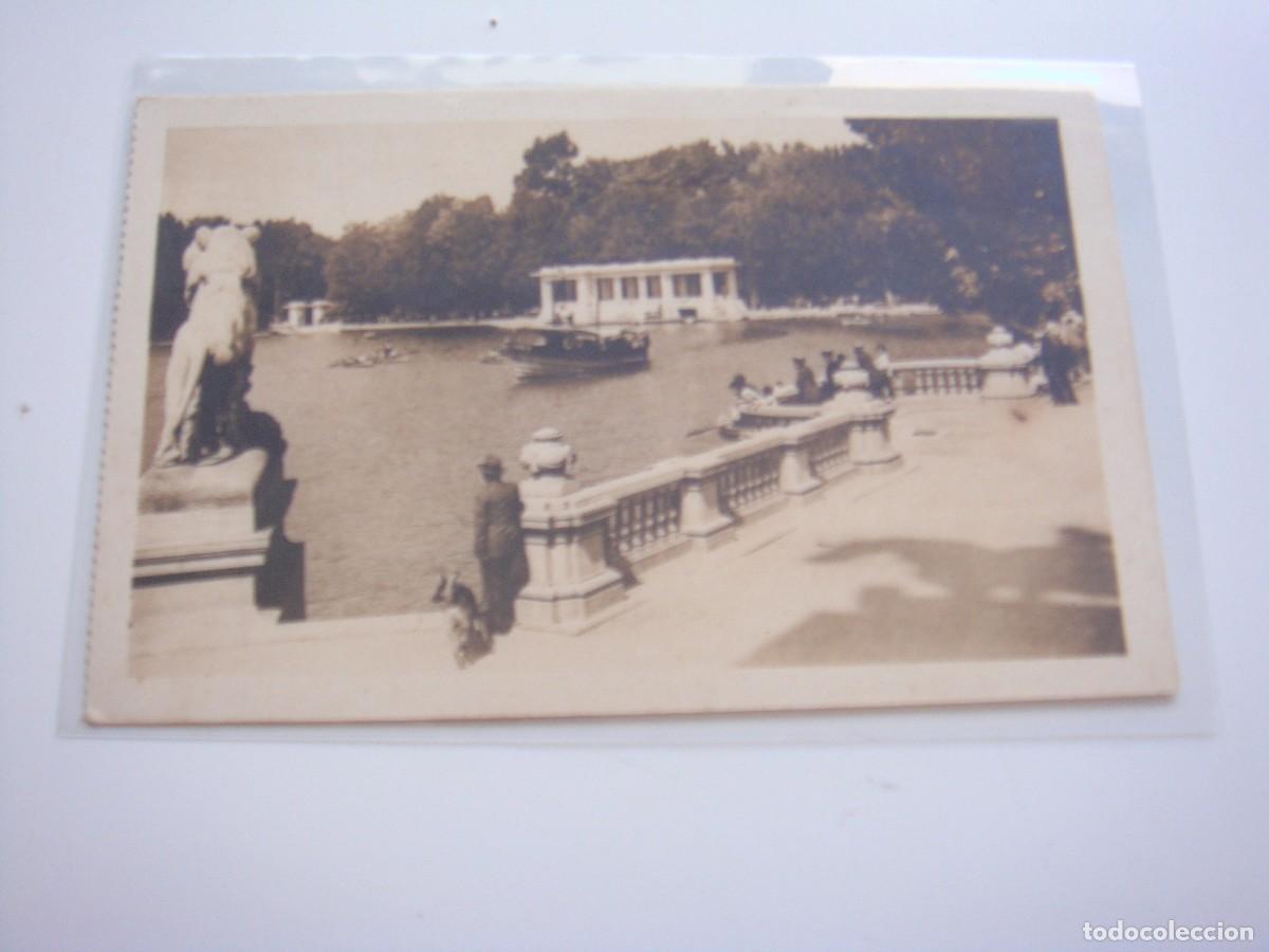 Postales: 27 MADRID PARQUE DEL RETIRO ESTANQUE - Foto 1
