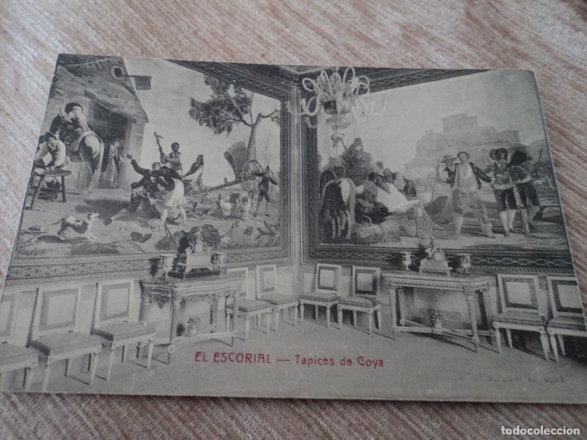 Postais: ESCORIAL - TAPICES DE GOYA - HIJO DE NICOLAS SERRANO