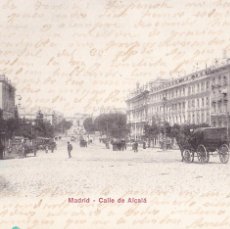 Cartes Postales: MADRID, CALLE ALCALÁ. ED. P.Z. Nº 10162. CIRCULADA EN 1904. VER REVERSO SIN DIVIDIR. Lote 375249919