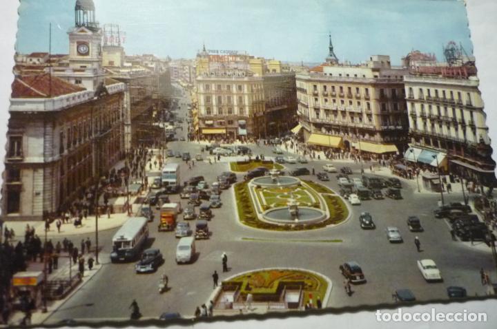 Postales: postal madrid puerta sol.-circulada cm - Foto 1