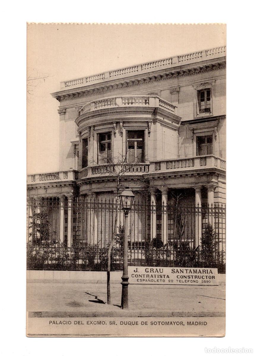 Postales: MADRID.- PALACIO DEL DUQUE DE SOTOMAYOR. - Foto 1