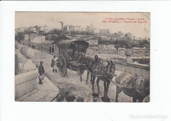 Postcards: MADRID.- PUENTE DE SEGOVIA