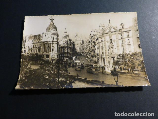 Postales: MADRID GRAN VIA CON ALCALA - Foto 1