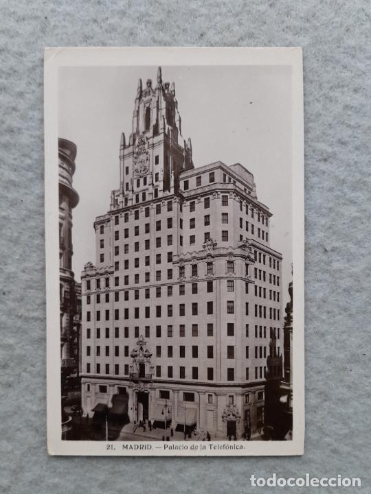 Postales: Madrid. Palacio de la Telef&oacute;nica. - Foto 1