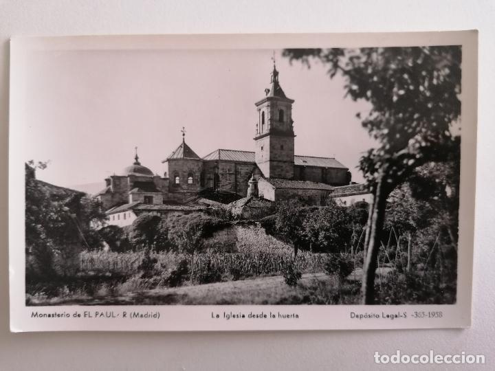 Postais: POSTAL MONASTERIO DEL PAULAR, LA IGLESIA DESDE LA HUERTA