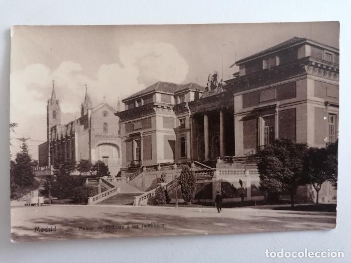 Postales: POSTAL MADRID, MUSEO DE PINTURAS Y LOS JERONIMOS - Foto 1