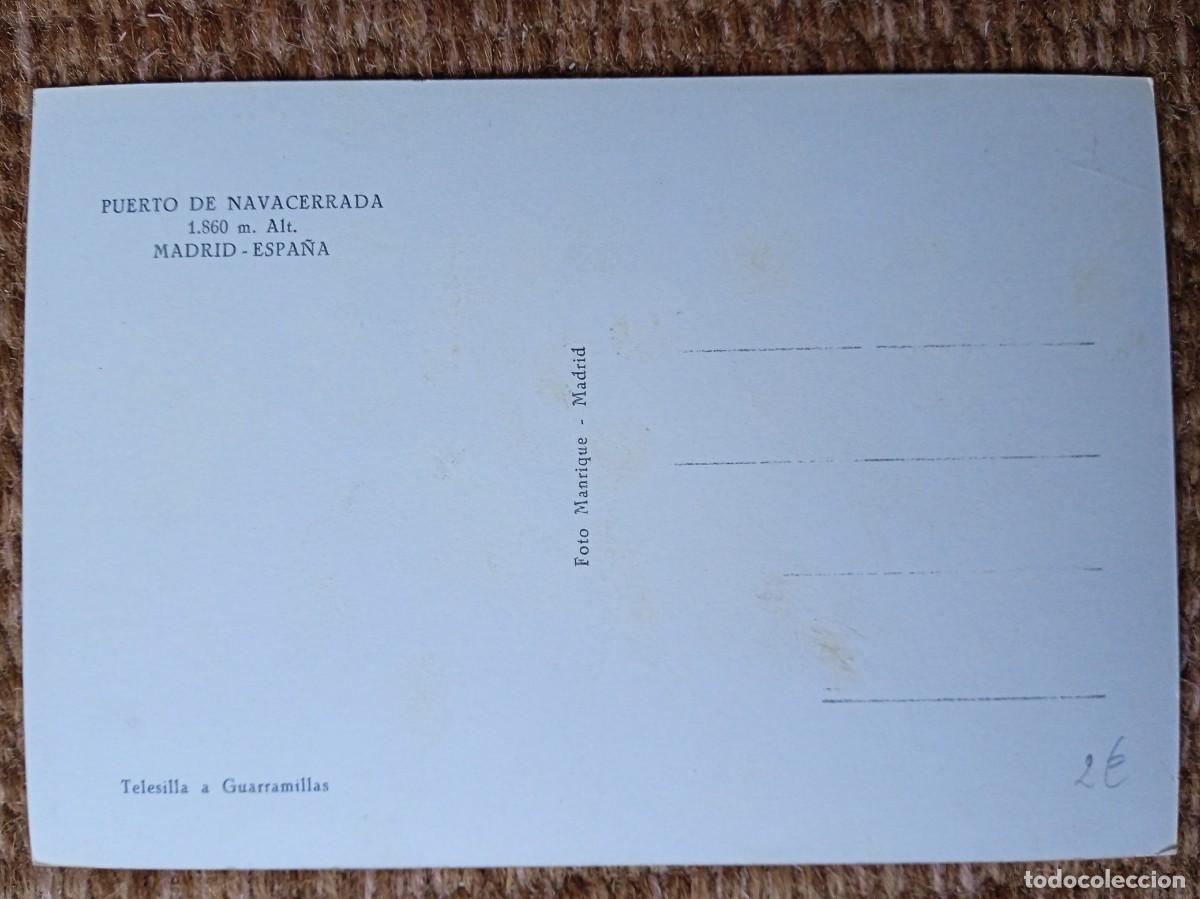 Postales: PUERTO DE NAVACERRADA - MADRID - Foto 2