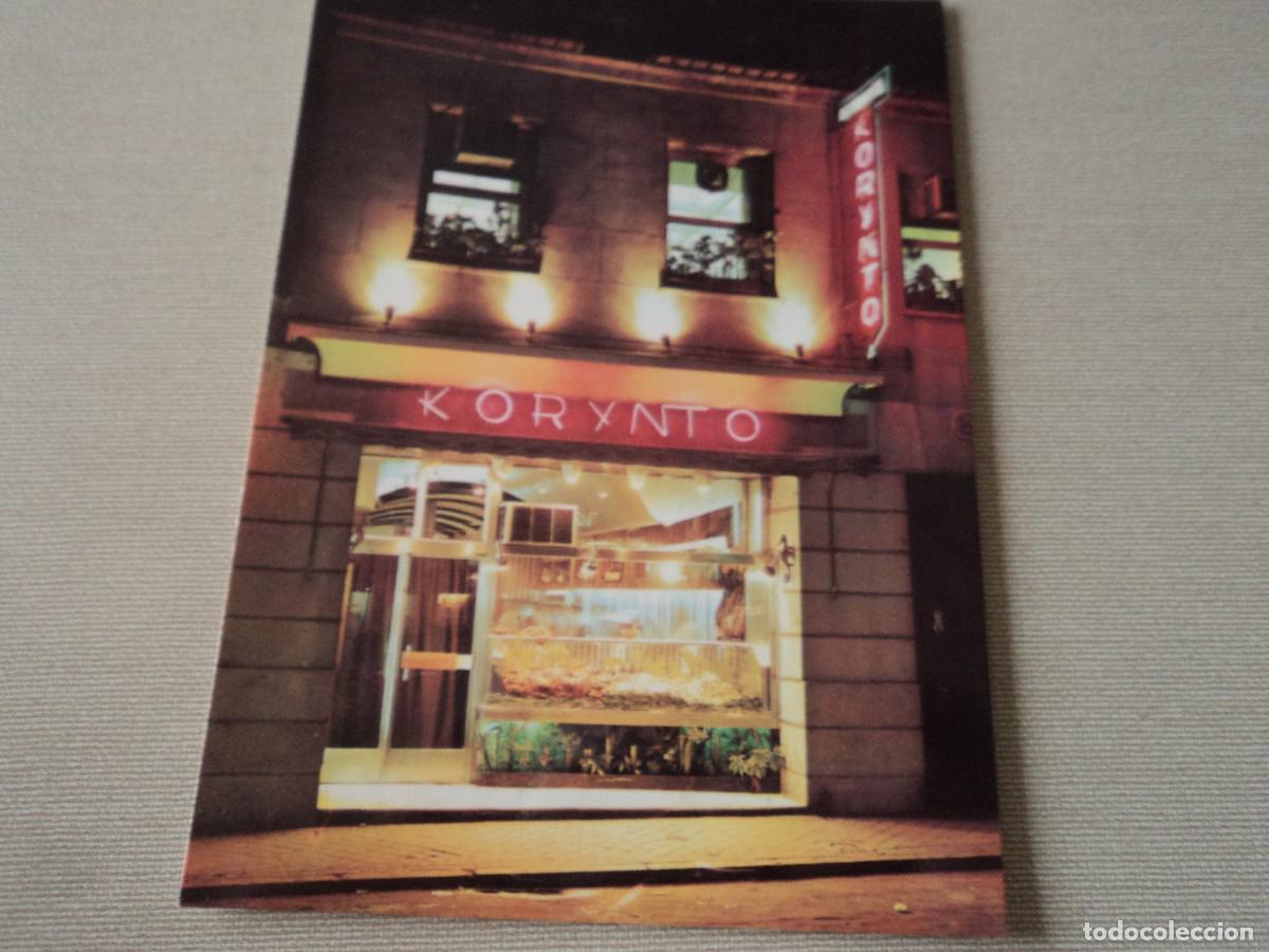 Postais: restaurante korynto, fachada principal, ED. HELOTIPIA ARTISTICA ESPA&Ntilde;OLA 1966