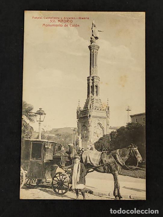 Postales: POSTAL - MADRID - MONUMENTO DE COLON - - Foto 1