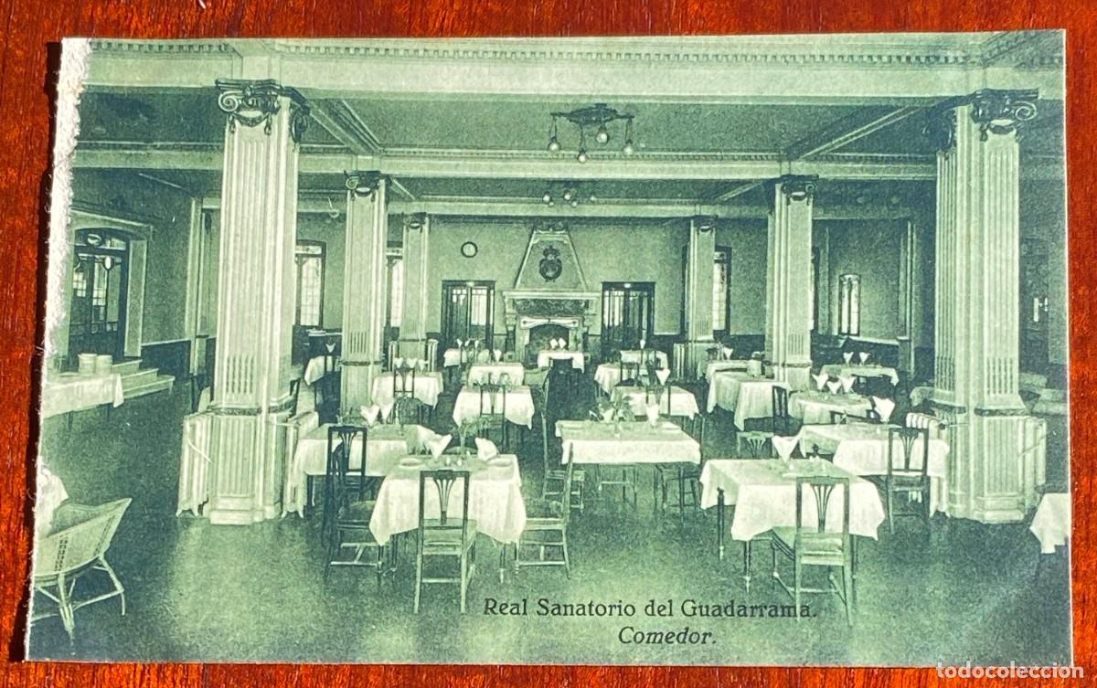 Postais: REAL SANATORIO DEL GUADARRAMA, COMEDOR, HELIOTIPIA DE KALLMEYER Y GAUTIER, SIN CIRCULAR