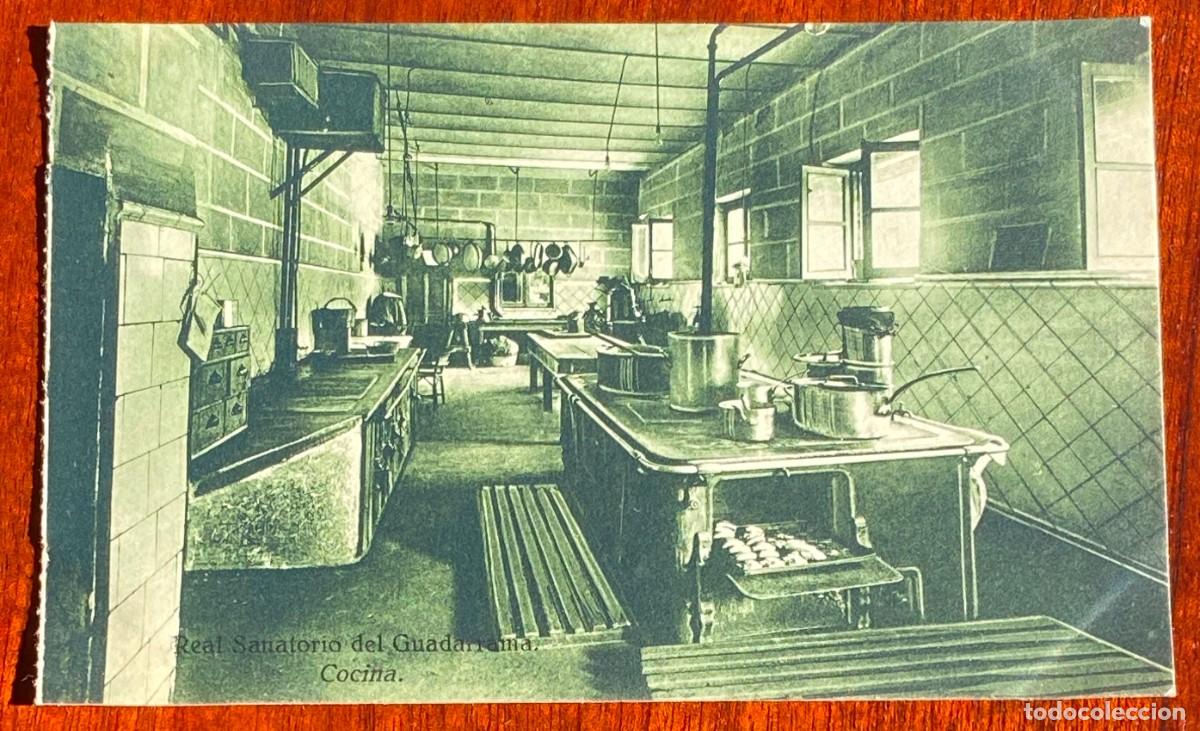 Postais: REAL SANATORIO DEL GUADARRAMA, COCINA, HELIOTIPIA DE KALLMEYER Y GAUTIER, SIN CIRCULAR