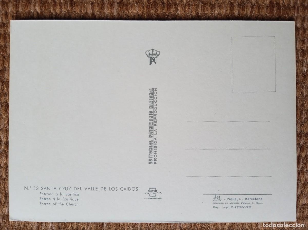 Postales: VALLE DE LOS CAIDOS - MADRID - Foto 2