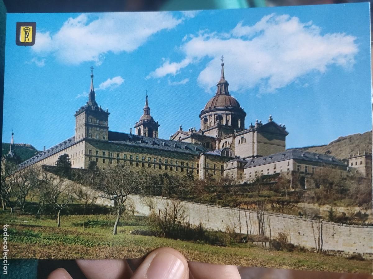 Postais: Postal EL ESCORIAL El Monasterio desde la Huerta N 35 ESCUDO DE ORO