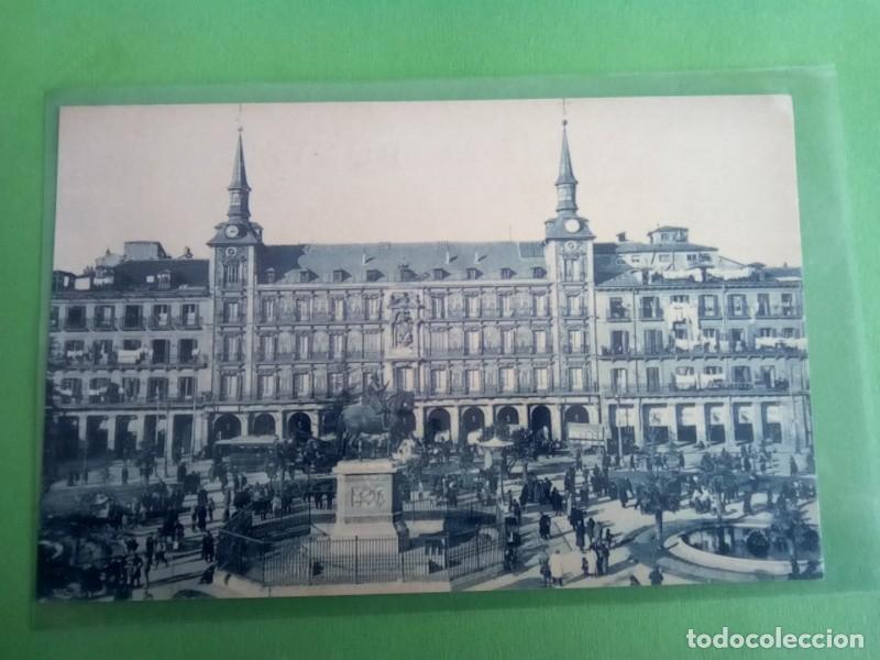Postales: MADRID, POSTAL ANTIGUA , BLANCO Y NEGRO - Foto 2