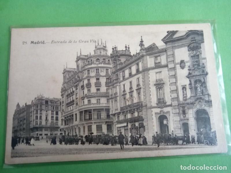 Postales: MADRID,, POSTAL ANTIGUA ,BLANCO Y NEGRO - Foto 2